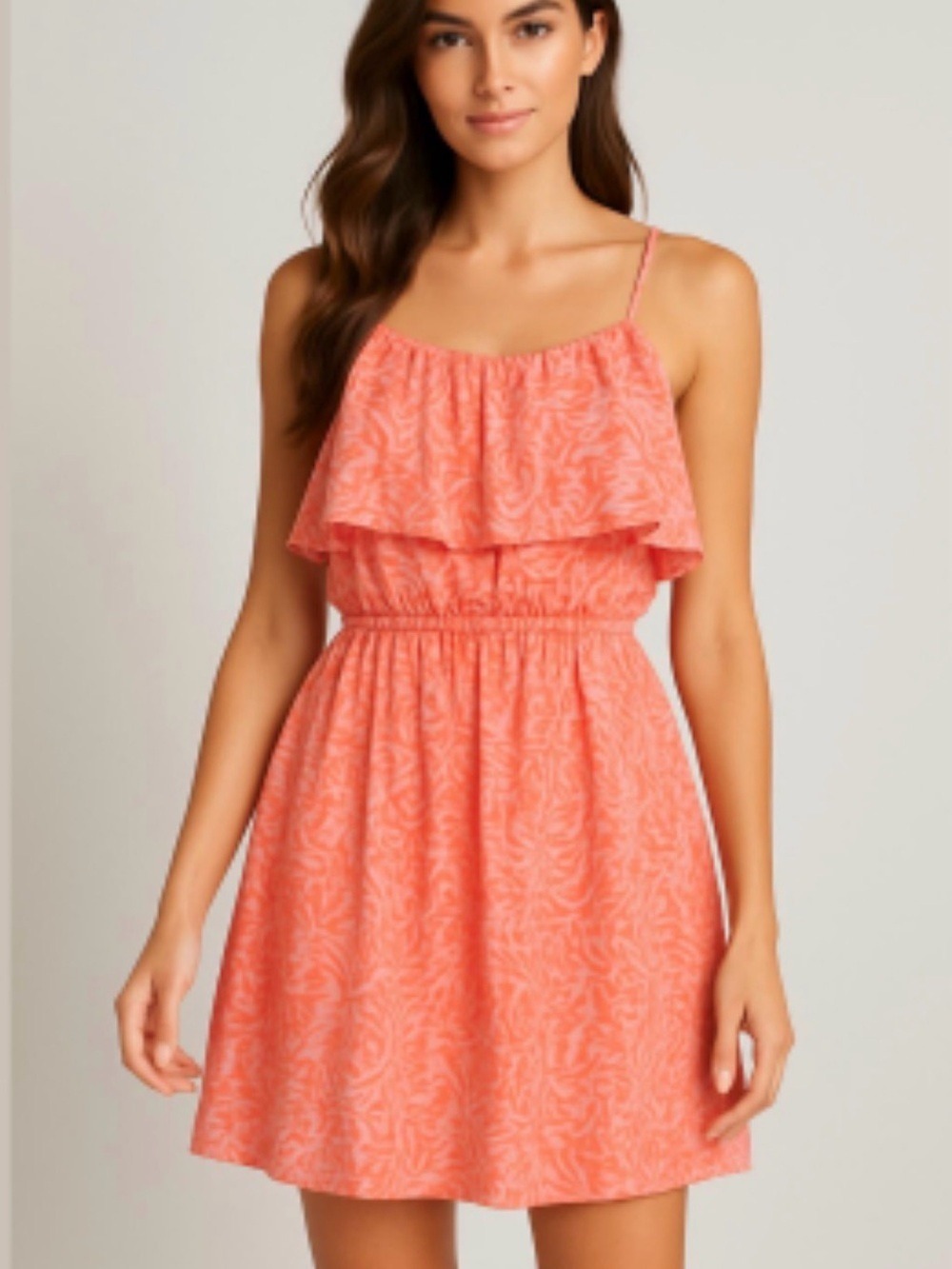 𝅺Lilly Pulitzer girafeey flouncy dress size xs